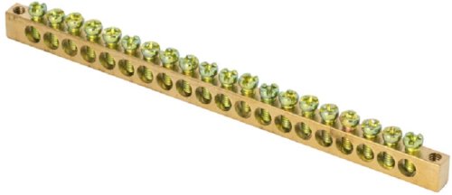 Шина EKF PROxima PEN "земля-ноль" 6х9мм 20/2 20 групп крепление по краям картинка 